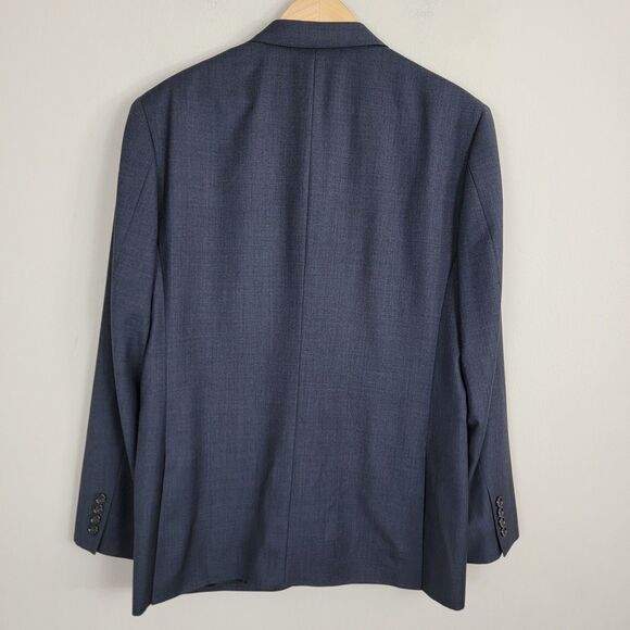 J Crew Tollegno 1900 Ludlow Blazer Mens 42R Blue Single Breasted Sports Jacket - Picture 4 of 16